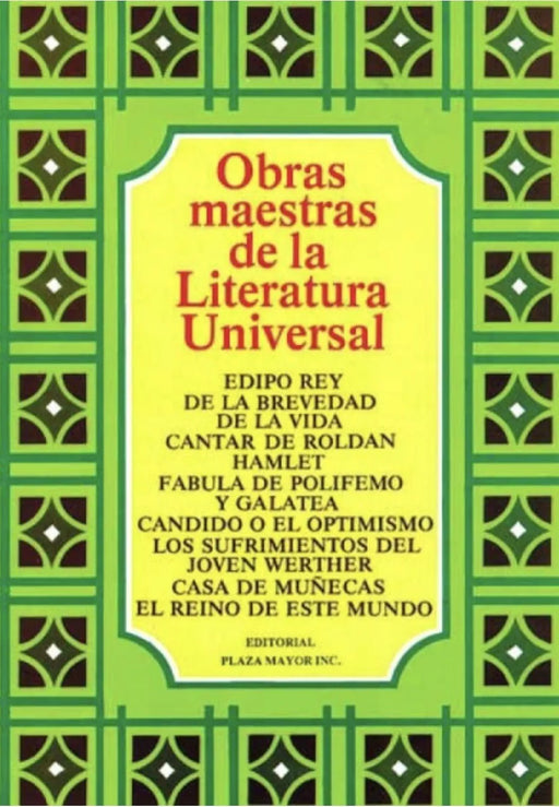 Obras maestars de la Literatura Universal