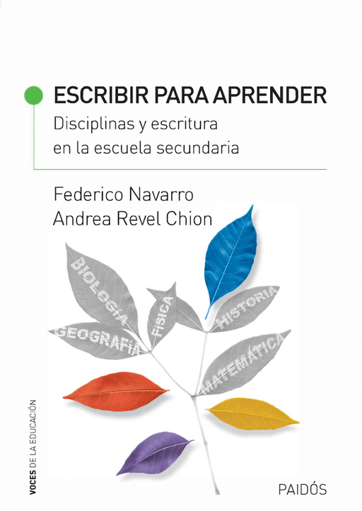 Escribir para aprender (Disciplnas y escritura en la escuela secundaria)