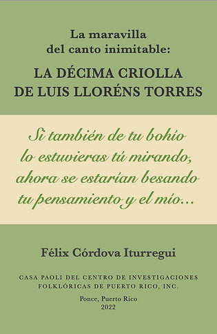 La Décima criolla de Luis Lloréns Torres